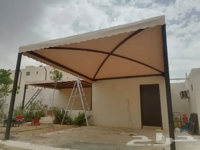 مظلات سواتر برجولات هناجر الرياض 6