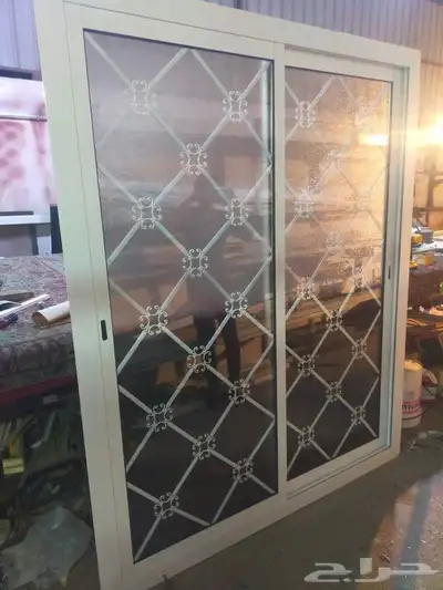 شبابيك المنيوم دبل و عادي زجاج سيكوريت ابواب المنيوم دبل 6