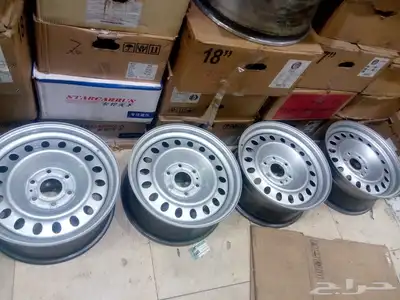 جنوط نيسان بلاتينيوم مقاس 18هلل اصلي وكاله مقاس مرشوش رشه فر 0