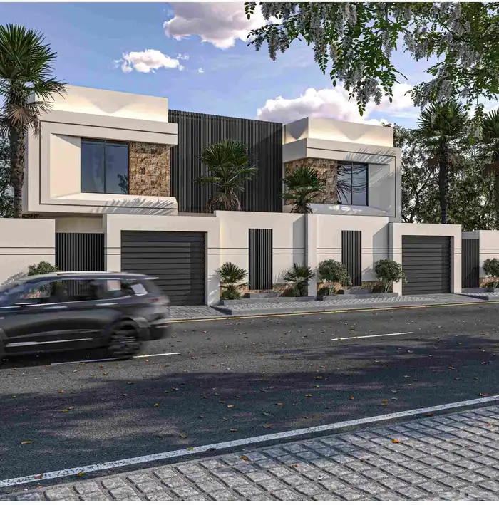 تصميم واجهة فيلا سكنية 6