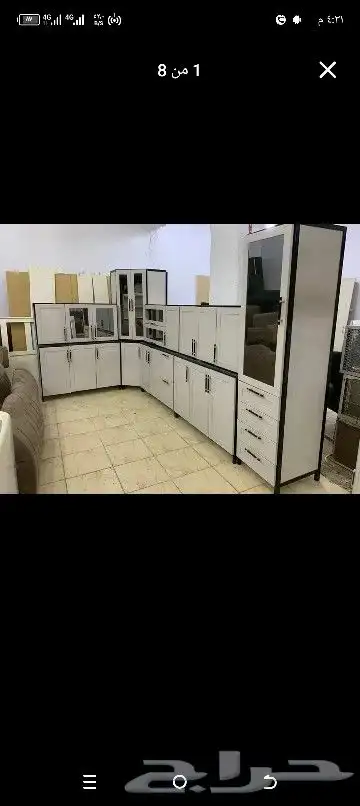 مطابخ جديده جاهز وجاهز معدل حسب الطلب 8
