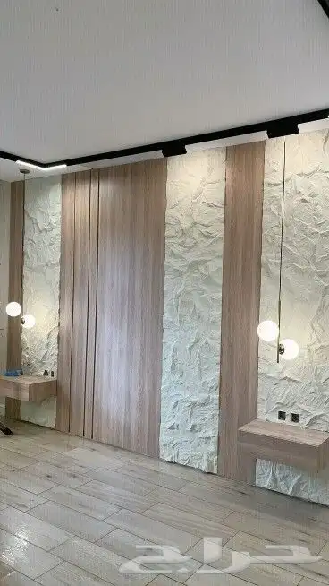 تصميم وتنفيذ أعمال الديكور جبس بديل خشب شيبورد باركيه مرايا 0