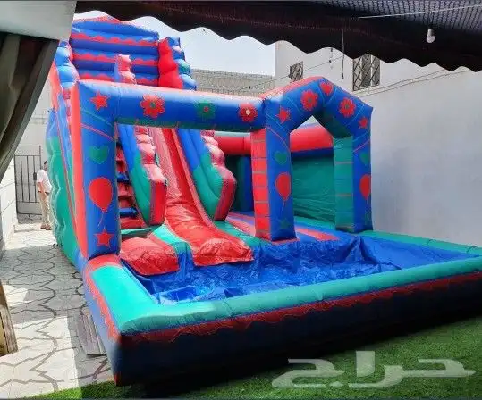 ايجار يومي ملعب صابوني زحليق نطيطات 3