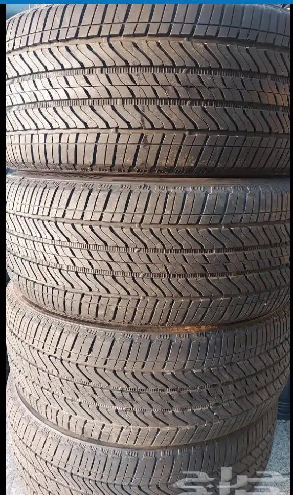 طقم كفرات كوري شبه جديد 245 45 19نهاية 23 0