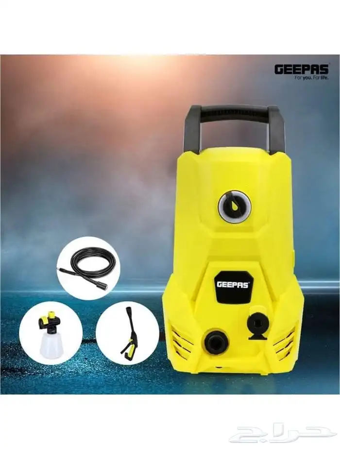 العنوان جيباس غسالة سيارات بضغط الهواء 2500 واط GCW19029 ت 2