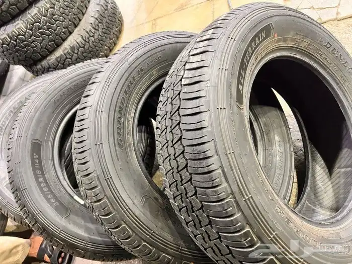 كفراات دنلوب ياباني وكاله بن زقر مقاس 265.65.18 تاريخ 2025 1