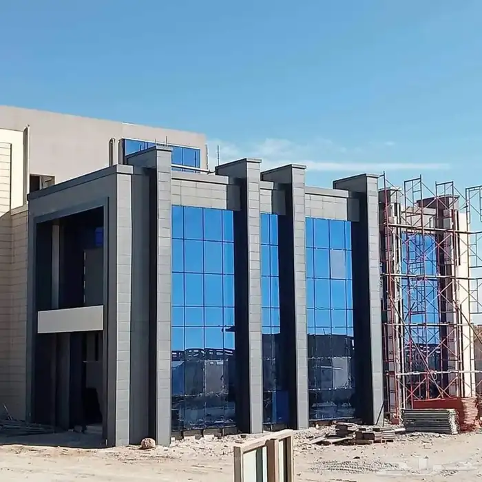 واجهات استركشر واجهات كرتنول زجاج سكريت المنيوم شبابيك 0
