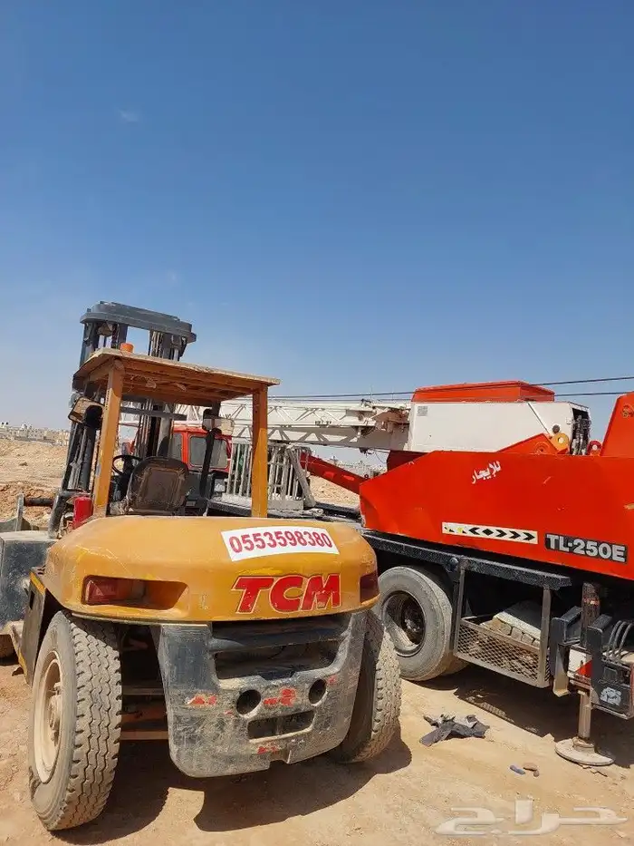 رافعه فوركلفت كرين ونش للأجار سفتي كامل شهري ويومي على حسب 0