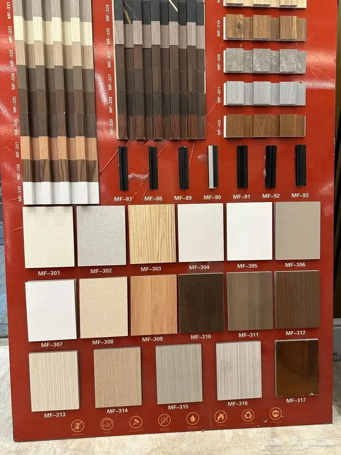 تركيب بالقسط ديكور شيبورد بديل خشب 1