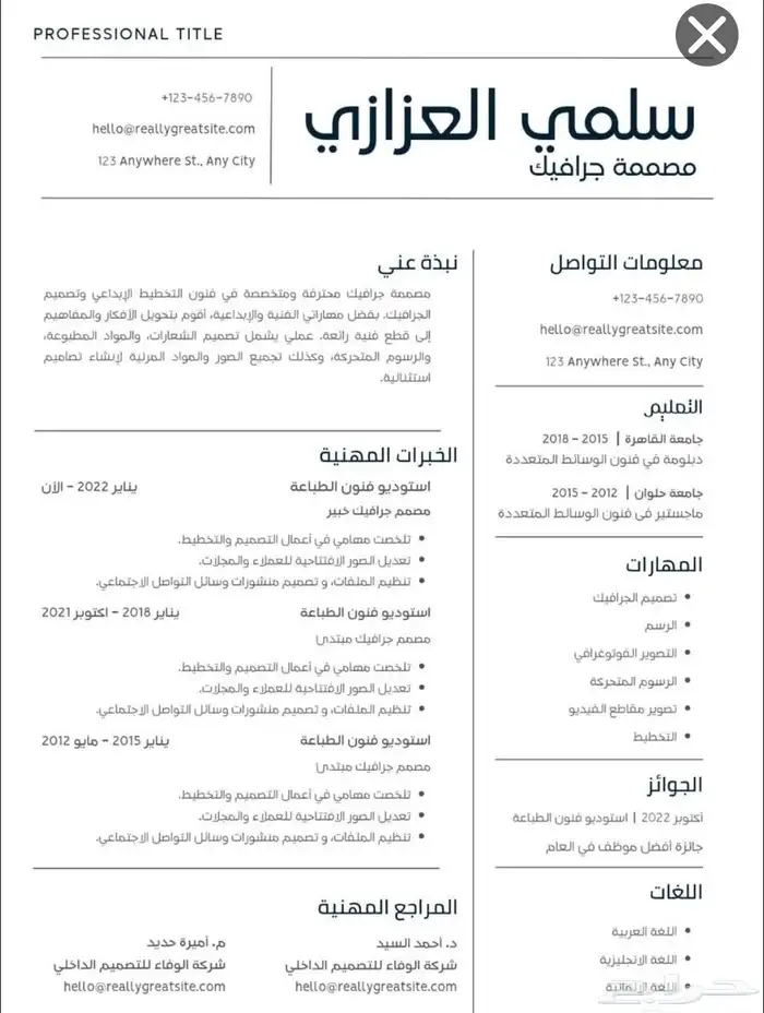 سيرة ذاتية 0