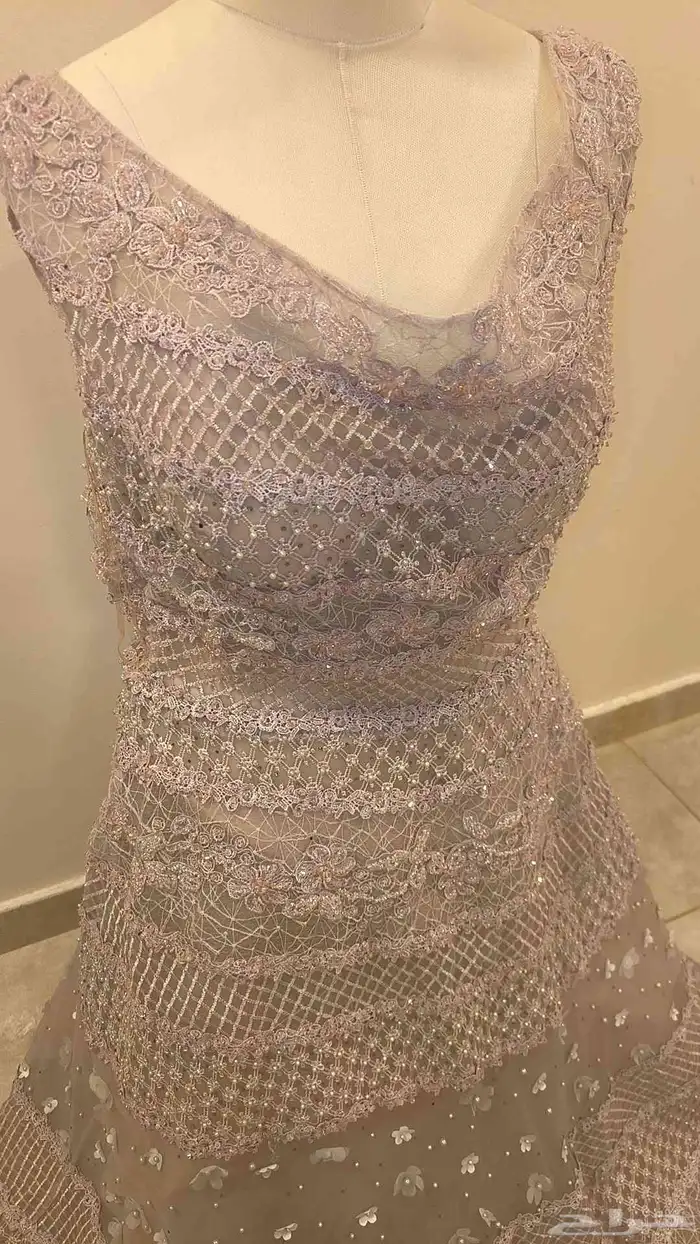 فستان شبكة ينطق فخامه 1