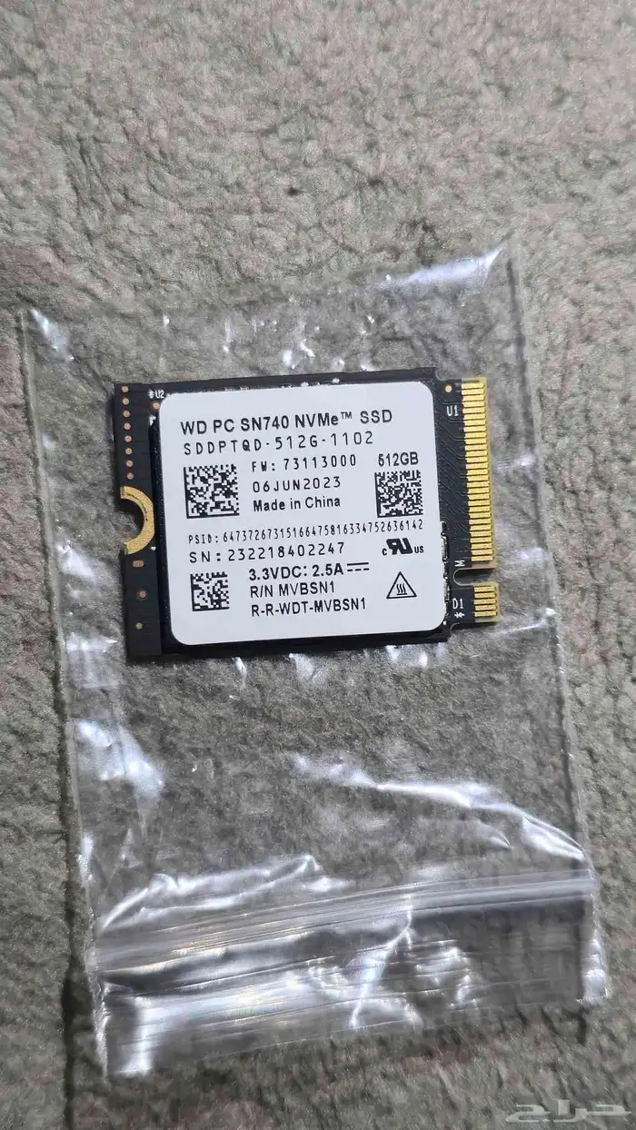 ذاكرة512غيغا SSD M.2 0