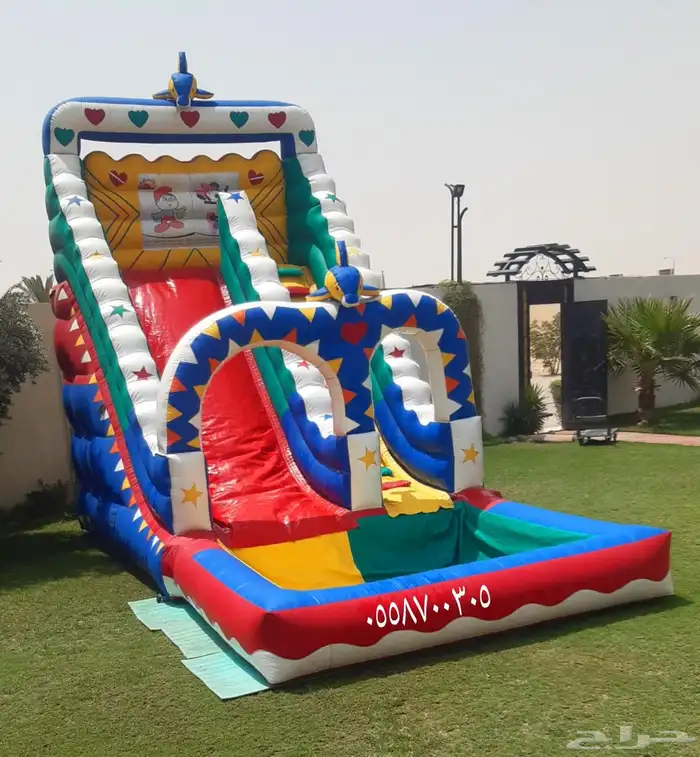 استئجار نطيطه مائيه متاهات العاب للايجار الرياض 0