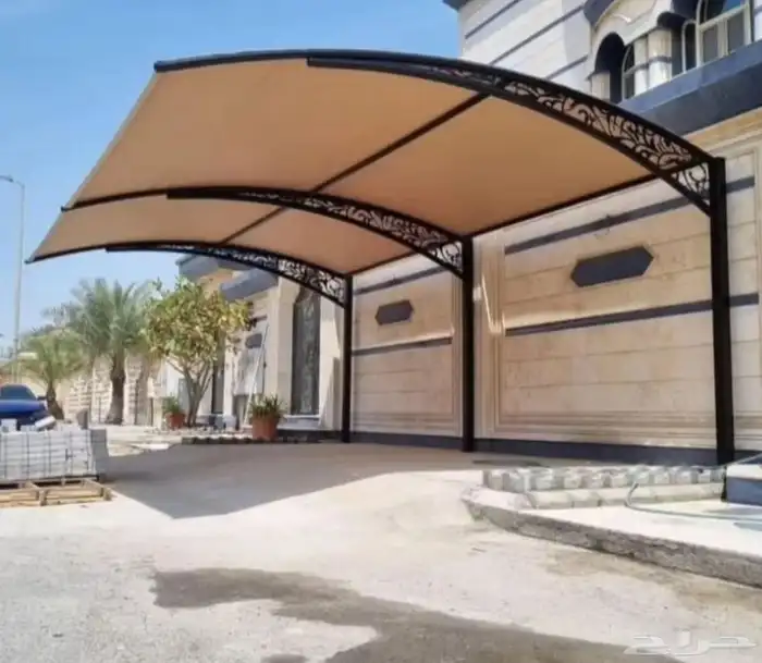 مظلات سواتر جميع اعمال الحداده 0