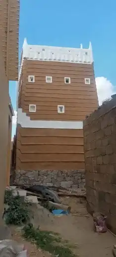 ترميم بيوت الطين التراثيه 4