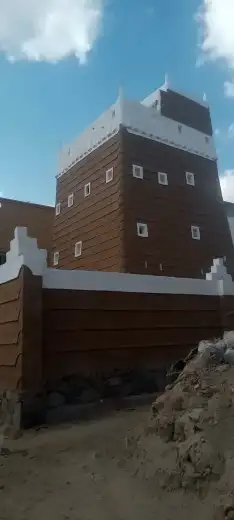 ترميم بيوت الطين التراثيه 5