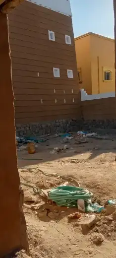 ترميم بيوت الطين التراثيه 7