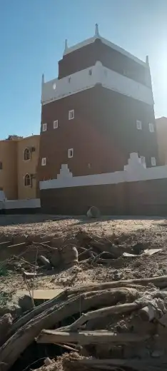 ترميم بيوت الطين التراثيه 6