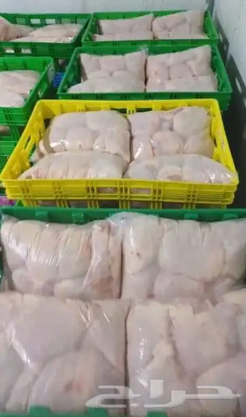 متوفر لدينا دجاج لحم مبرد وشاورما طازجه فرش 0