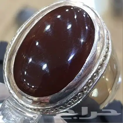 عقيق يماني كرزي دموي فاخر 1