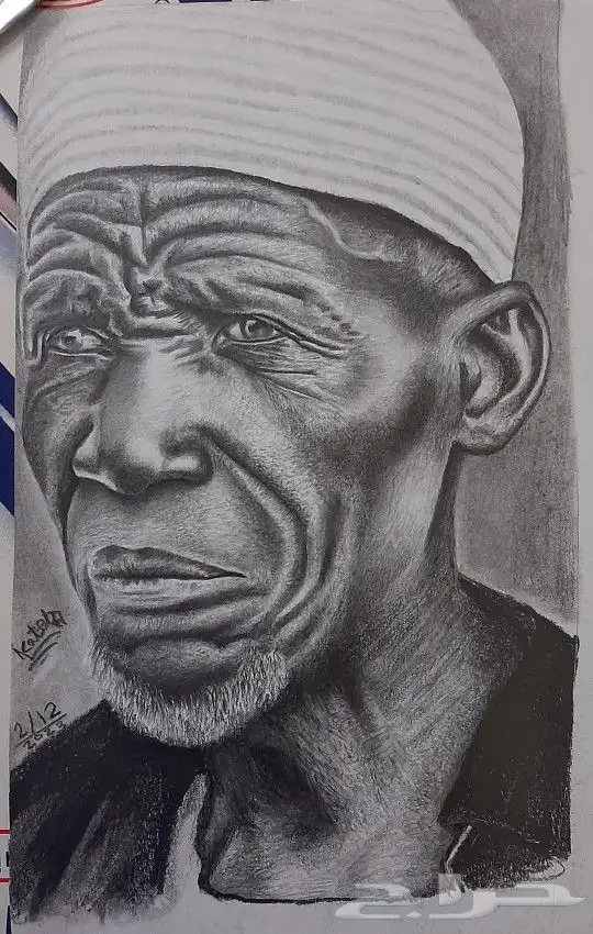 رسم طلبات بالرصاص فقط على كانوسن A4 1