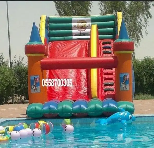 استئجار نطيطه مائيه متاهات العاب للايجار الرياض 11