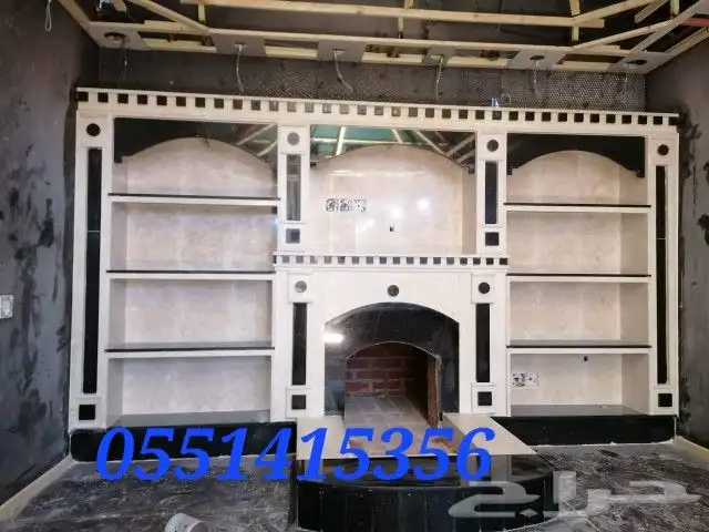 مشبات نار قرميد تلبيس قماش مشبات رخام 14