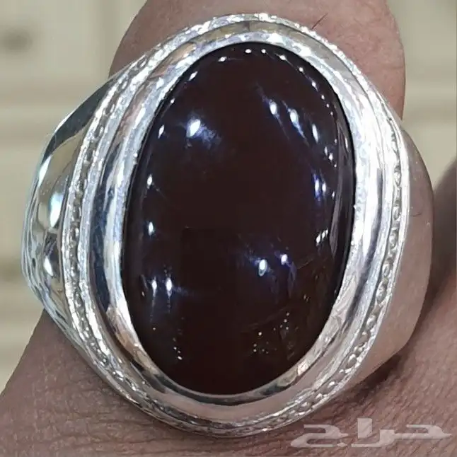 عقيق يماني كرزي دموي فاخر 0