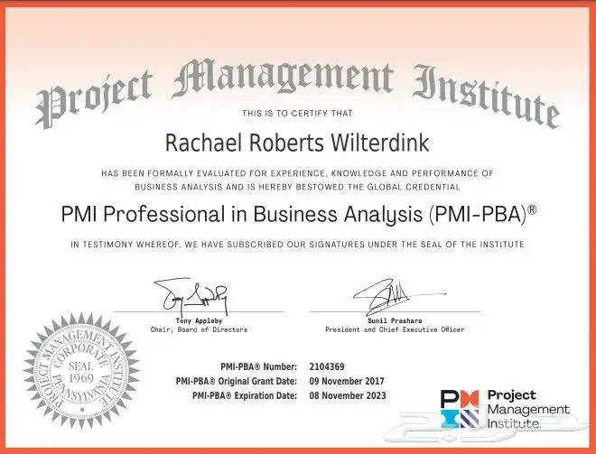 RMP - PMP - PMI CFM - PBA - ACP شهادات مهنية معتمدة 1
