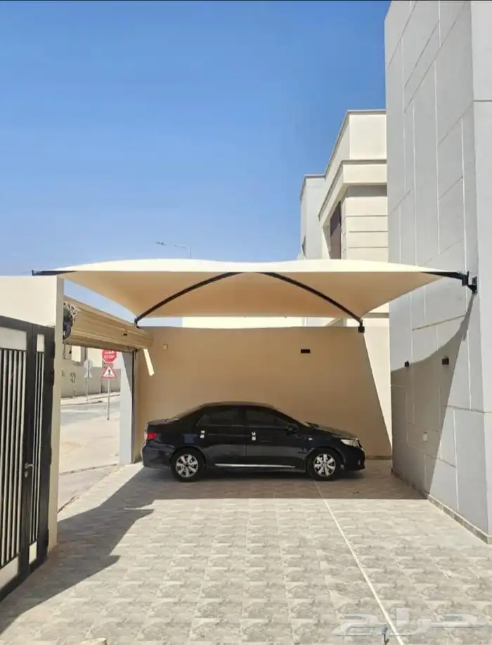 مظلات سواتر جميع اعمال الحداده 8