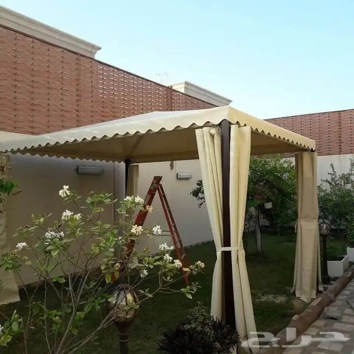 مظلات سواتر جميع اعمال الحداده 3