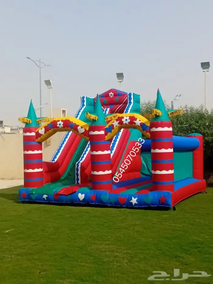 نطيطات زحاليق مائيه متاهات ملعب صابوني الرياض 1