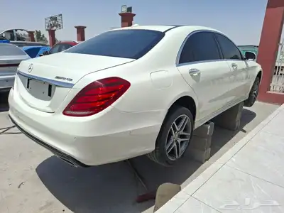 مرسيدس s500 2015 تشليح 2