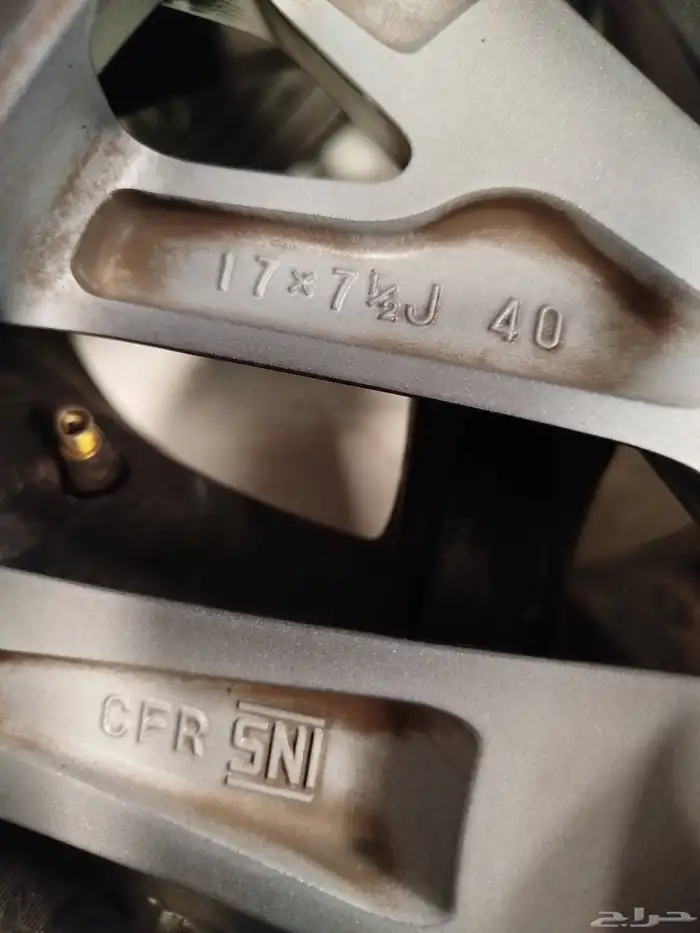 جنوط لكزس ES مقاس 17 اصلي وكالة 9