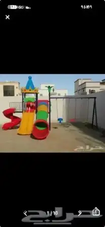العاب اطفال زحاليق ومراجيح تتحمل الأوزان وحرارة الشمس ورطوبة 3