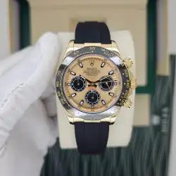 ساعة رولكس كوبي دايتونا رابر ذهبي 1