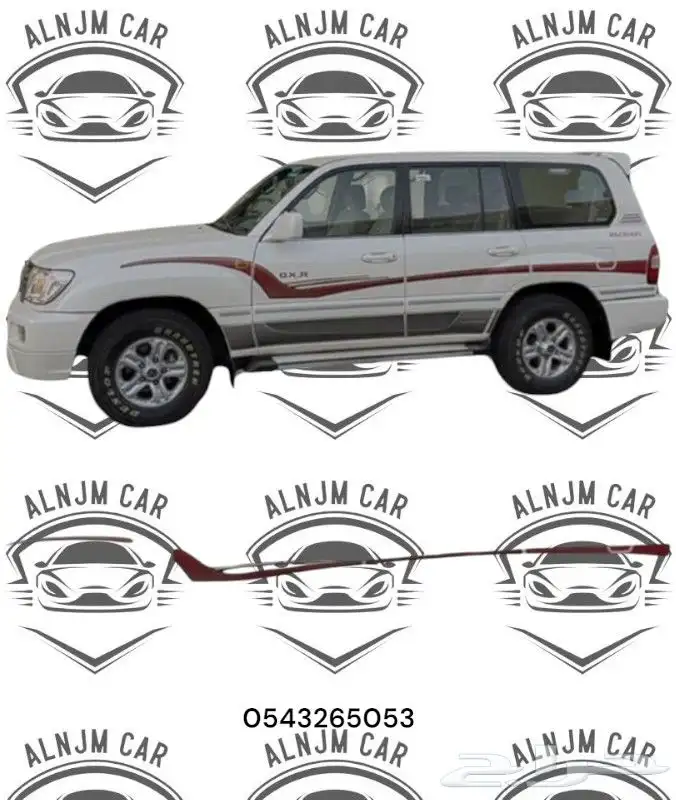 خط شطرطون لاندكروزر 2007 GXR سعودي اصلي 0