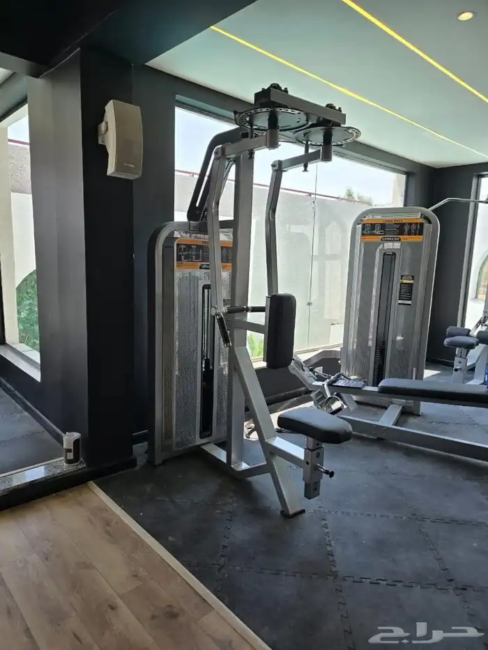 أجهزة نادي حديد بأوزان وحرة اثقال دنبل كيبل 4