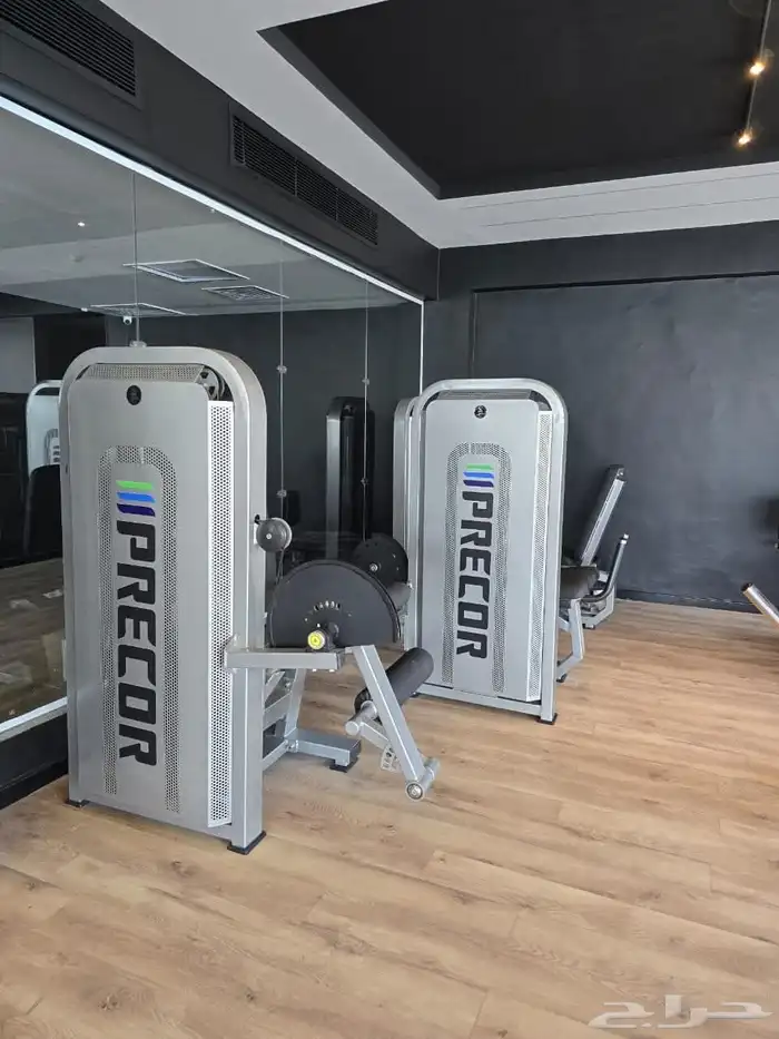 أجهزة نادي حديد بأوزان وحرة اثقال دنبل كيبل 3