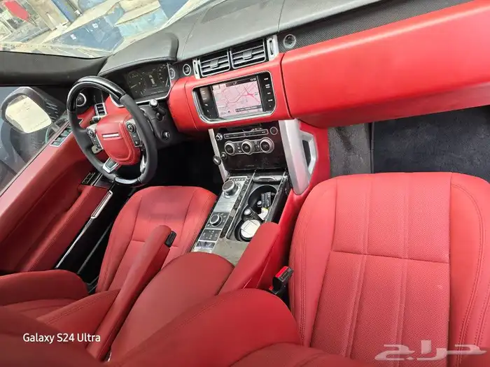 تغيير داخليه رانج روفر من بيج الى عنابي 3