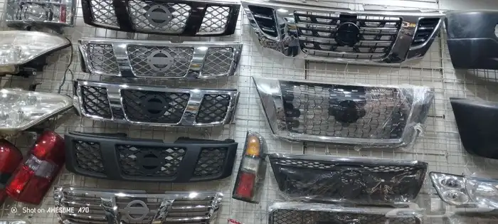 قطع غيار باترول فتك شبك شمعات رفارف فيابر لحيه صدام دعسات خط 5