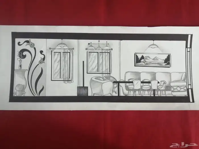 رسم هندسي يدوي 18