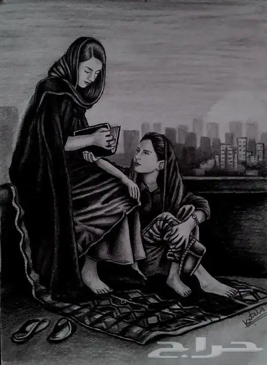 رسم طلبات خاصة برصاص فقط على ورق كانسونA4 6