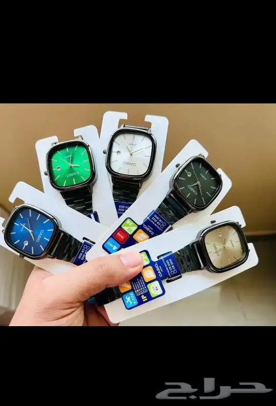 عرض خاص ساعات كاسيو مربع 1