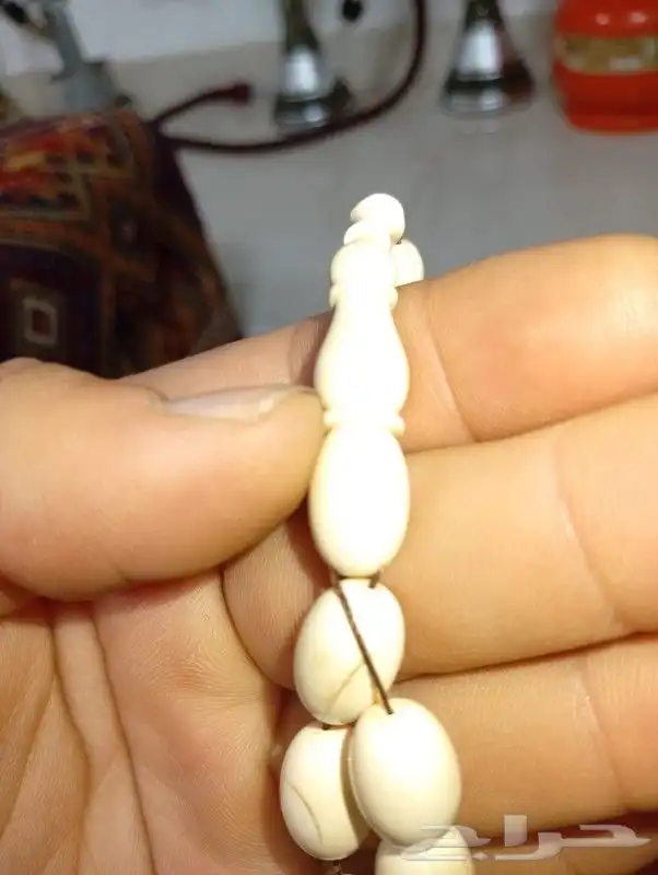 سبحة عاج ناب ماموث طبيعي عرض خاص 2