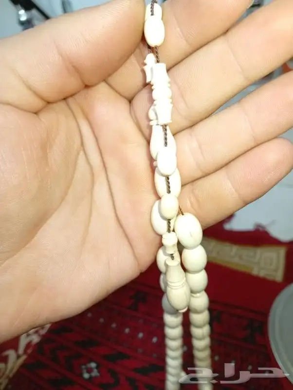 سبحة عاج ناب ماموث طبيعي عرض خاص 3