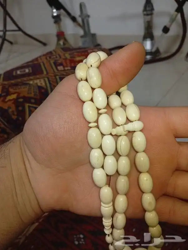 سبحة عاج ناب ماموث طبيعي عرض خاص 4