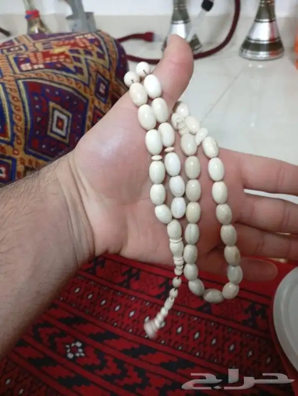 سبحة عاج ناب ماموث طبيعي عرض خاص 6