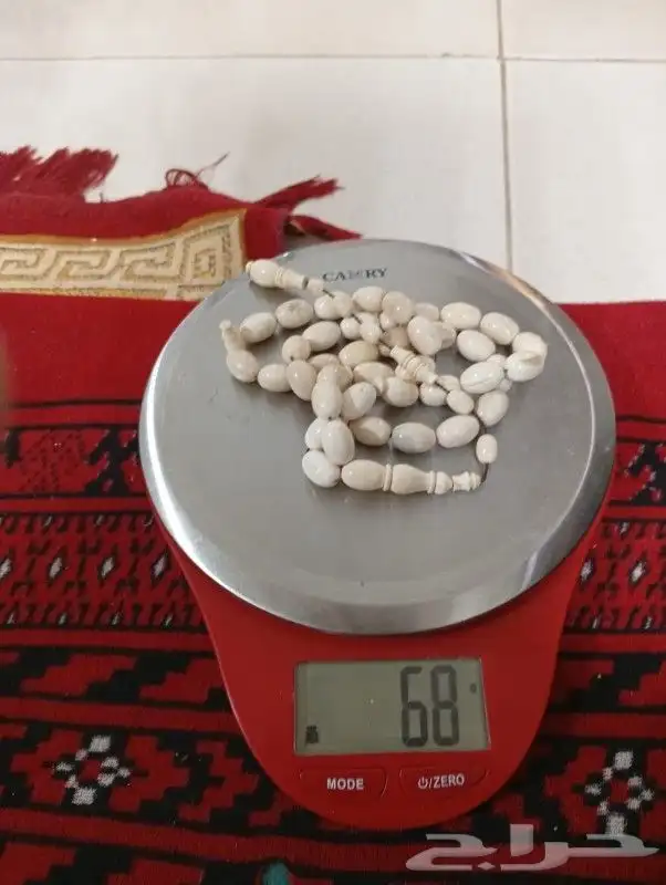 سبحة عاج ناب ماموث طبيعي عرض خاص 1