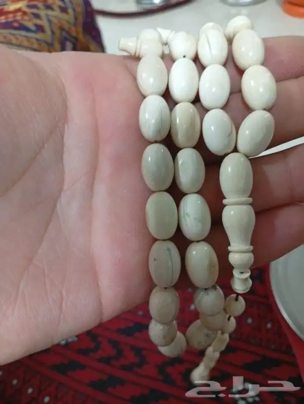 سبحة عاج ناب ماموث طبيعي عرض خاص 5